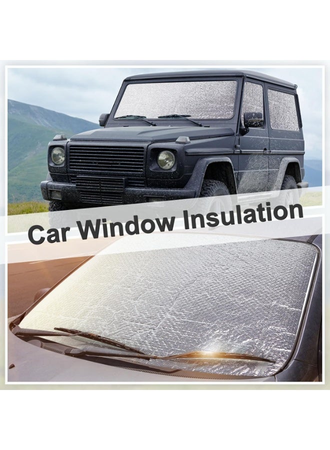 مغلف عازل عاكس ثنائي الفقاعة من الألومنيوم البخار 16.5 بوصة × 30 قدم لفانزعج الألومنيوم للنافذات العازلة للشتاء للنافذات التي تعمل بالفولتية والقصور والجراجات ومقاوم للطقس - Image 4